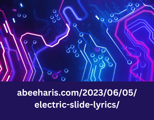 electric slide lyrics